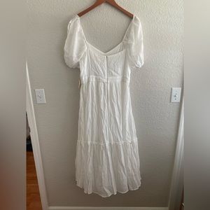 NWT Altar’d State White Midi Dress